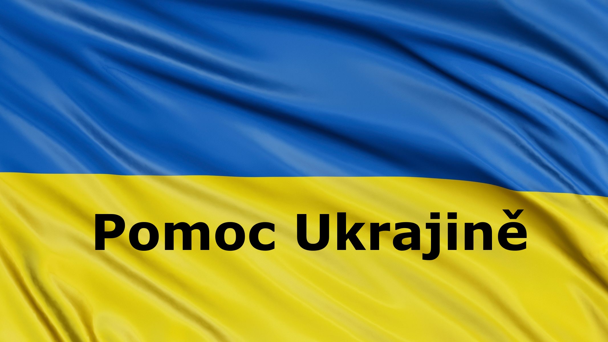 Vlajka pomoc Ukrajině